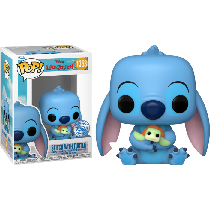 Funko Pop! Lilo & Stitch - Stitch with Turtle #1353