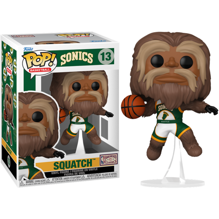 Funko Pop! NBA Basketball: Mascots - Squatch (Dunking) Seattle Sonics #13
