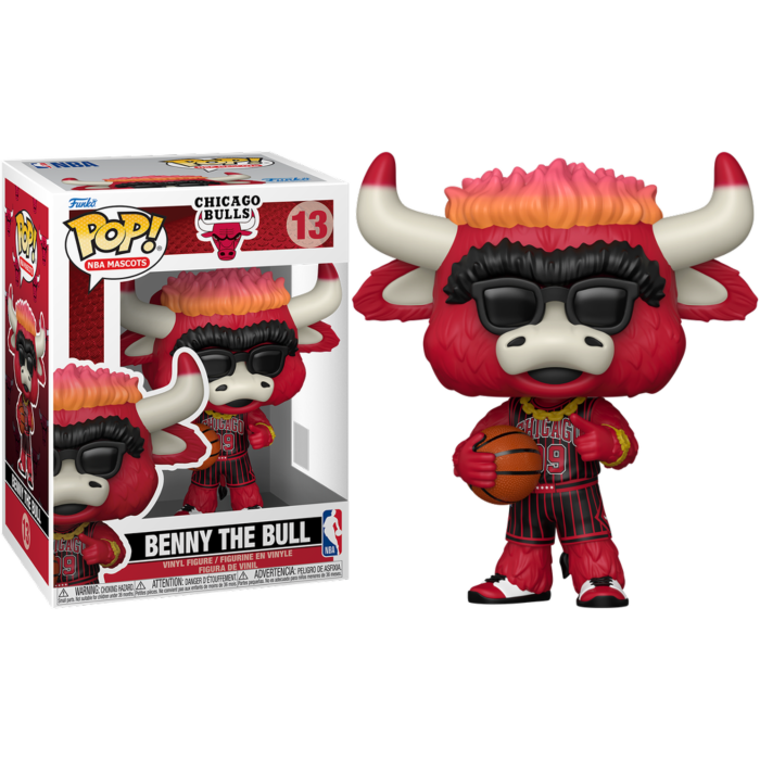 Funko Pop! NBA Basketball: Mascots - Benny the Bull Chicago Bulls #13