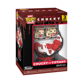 Funko Pop! Child's Play - Chucky & Tiffany Valentines Bouquet Bitty Pop! Vinyl 2-Pack