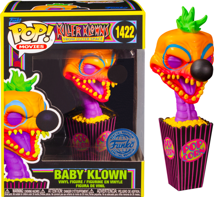 Funko Pop! Killer Klowns from Outer Space - Baby Klown Blacklight #1422