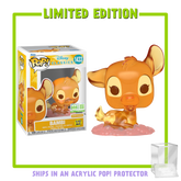 Funko Pop! Bambi (1942) - Bambi Glow in the Dark with Acrylic Pop! Protector #1433 (Ultra Limited Edition) - Real Pop Mania
