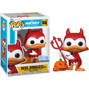Funko Pop! Mickey & Friends - Devil Donald with Pumpkin #1446 - Chase Chance