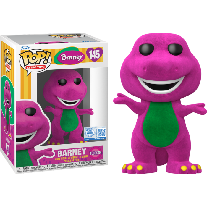 Funko Pop! Barney - Barney (Flocked) #145