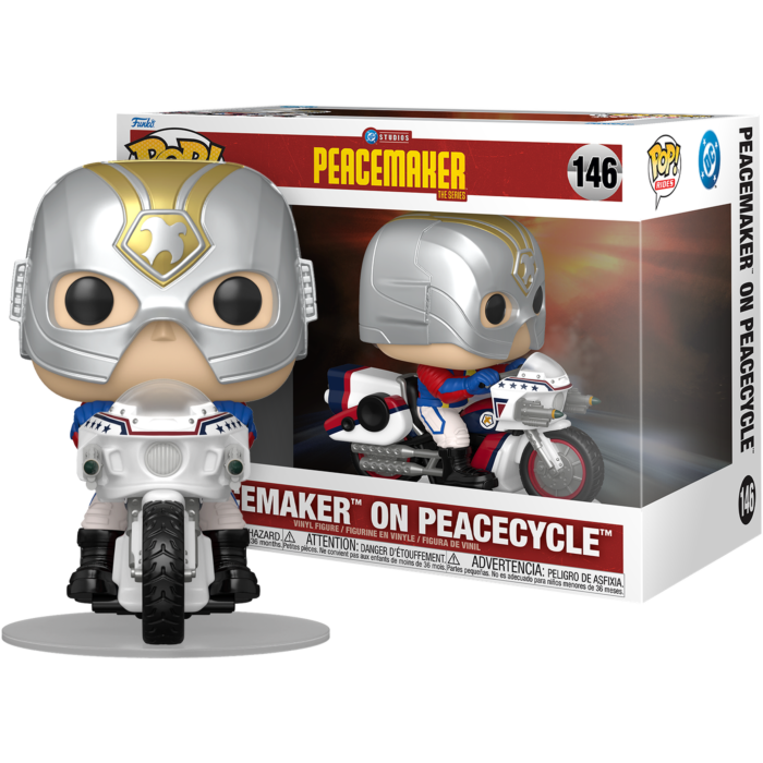Funko Pop! Rides - Peacemaker - Peacemaker on Peacecycle #146 - Real Pop Mania