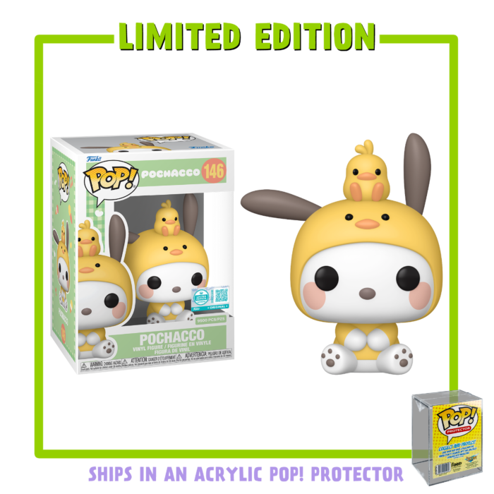 Funko Pop! Hello Kitty and Friends - Pochacco in Onesie in Acrylic Pop! Protector #146 (Supreme Limited Edition)