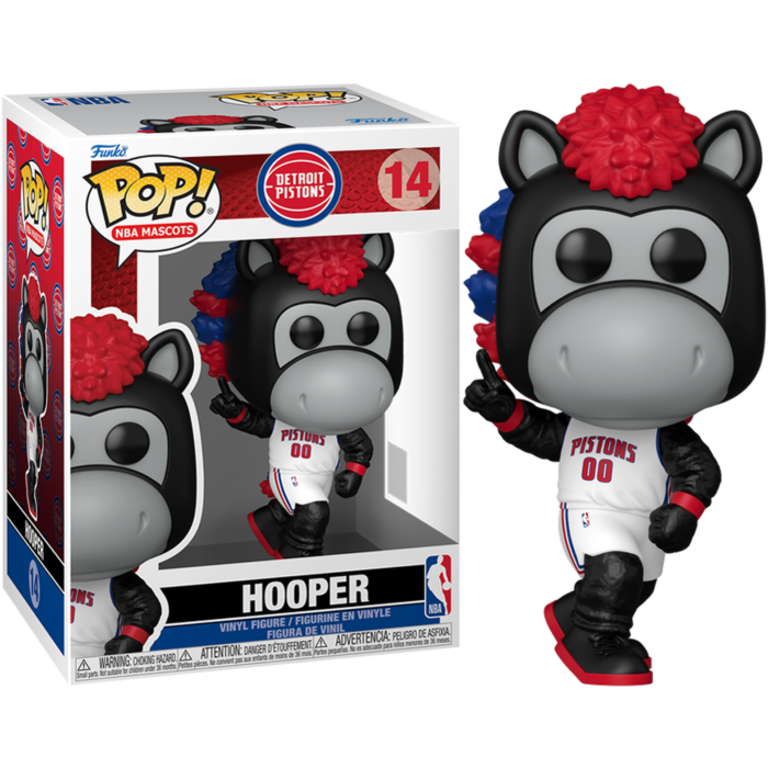 Funko Pop! NBA Basketball: Mascots - Hooper the Horse Detroit Pistons #14