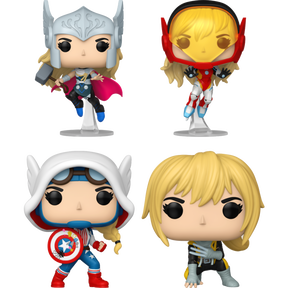 Funko Pop! Spider-Gwen: Gwenverse (2022) - Enter the Gwenverse - Bundle (Set of 4)