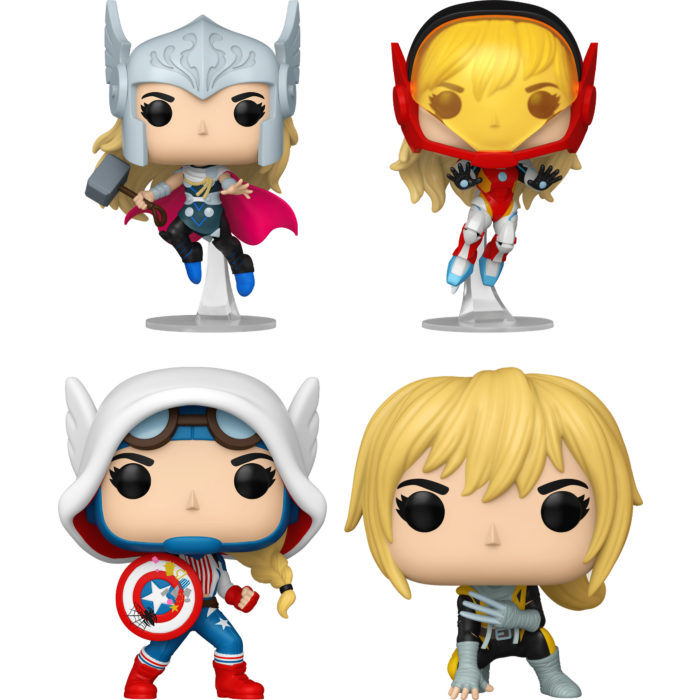 Funko Pop! Spider-Gwen: Gwenverse (2022) - Enter the Gwenverse - Bundle (Set of 4)