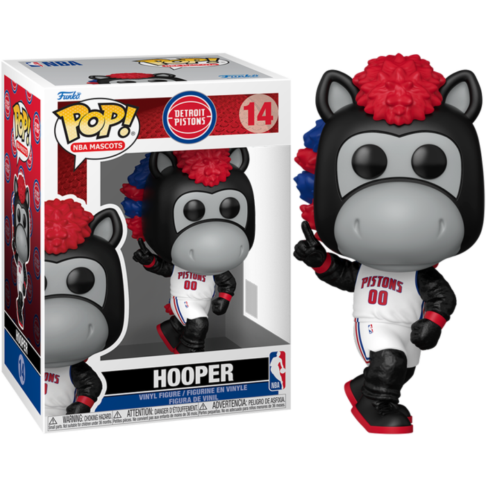 Funko Pop! NBA Basketball: Mascots - Hooper the Horse Detroit Pistons #14