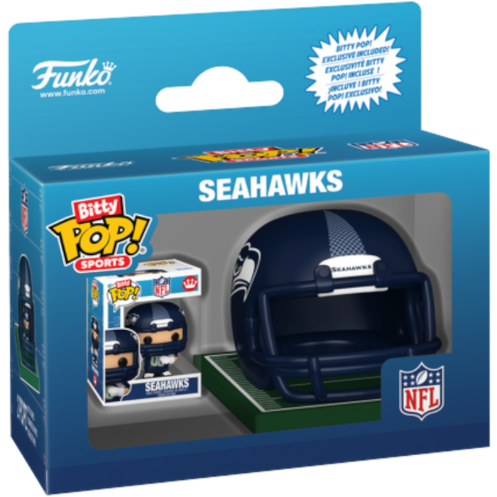 Funko Bitty Pop! NFL: Football - (Series 1) Bitty Pop! & Helmet (Display of 12)