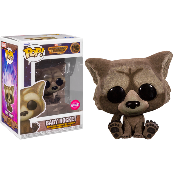 Funko Pop! Guardians of the Galaxy Vol. 3 - Baby Rocket Flocked #1208 Funko Pop! Guardians of the Galaxy Vol. 3 - Baby Rocket Flocked #1208