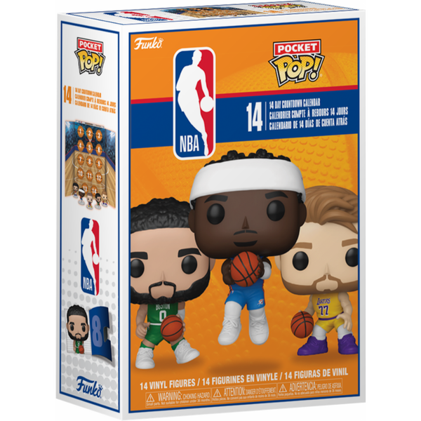 Funko Pocket Pop! NBA Basketball - 14-Day Countdown Calendar