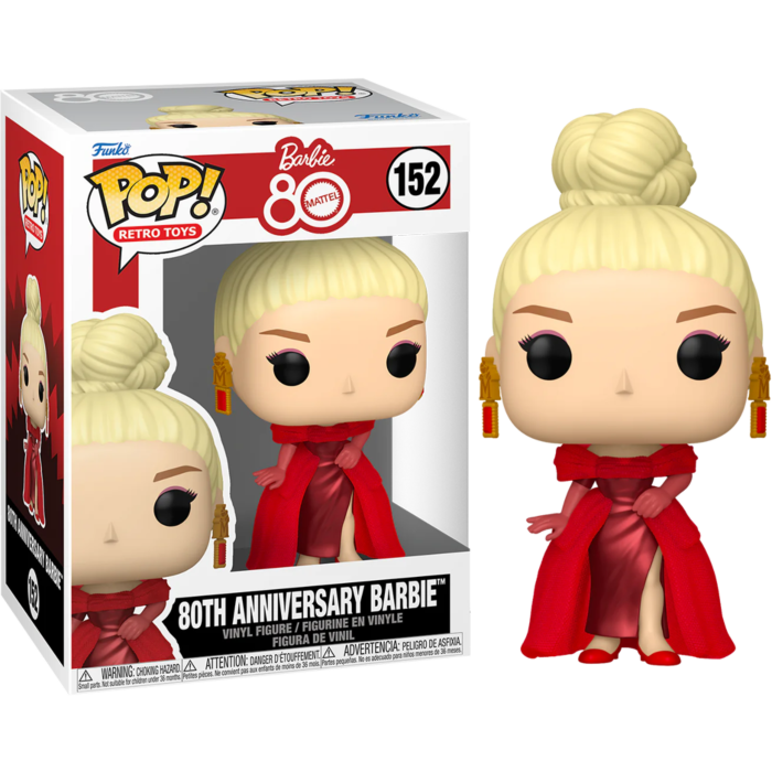 Funko Pop! Barbie - 80th Anniversary Barbie #152