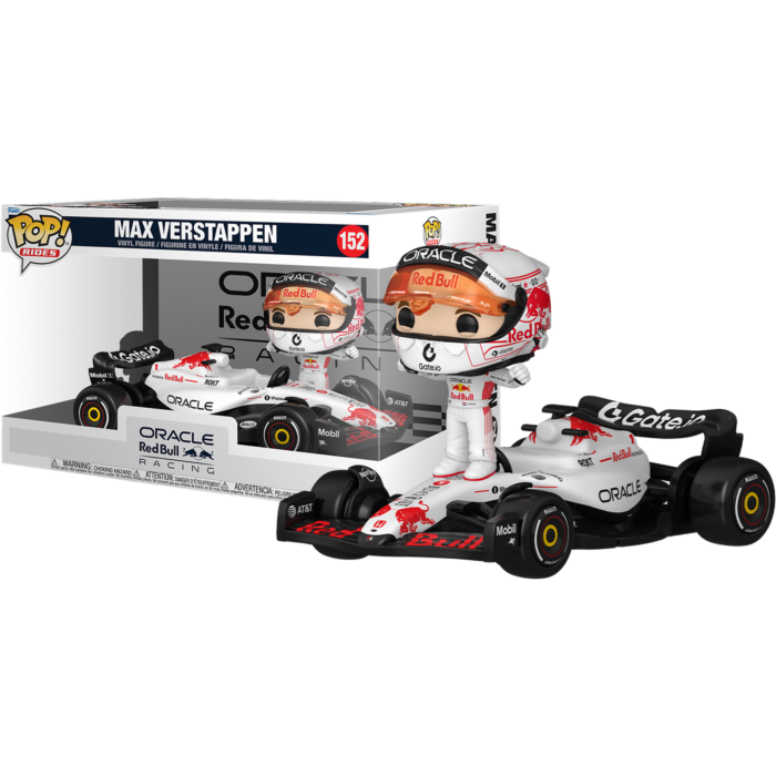 ‌Funko Pop! Rides Super Deluxe - F1: Formula 1 - Max Verstappen with RB16B WH #152