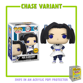 Funko Pop! Demon Slayer - Aoi Kanzaki - in Acrylic with Pop! Protector #1535 - Chase Variant