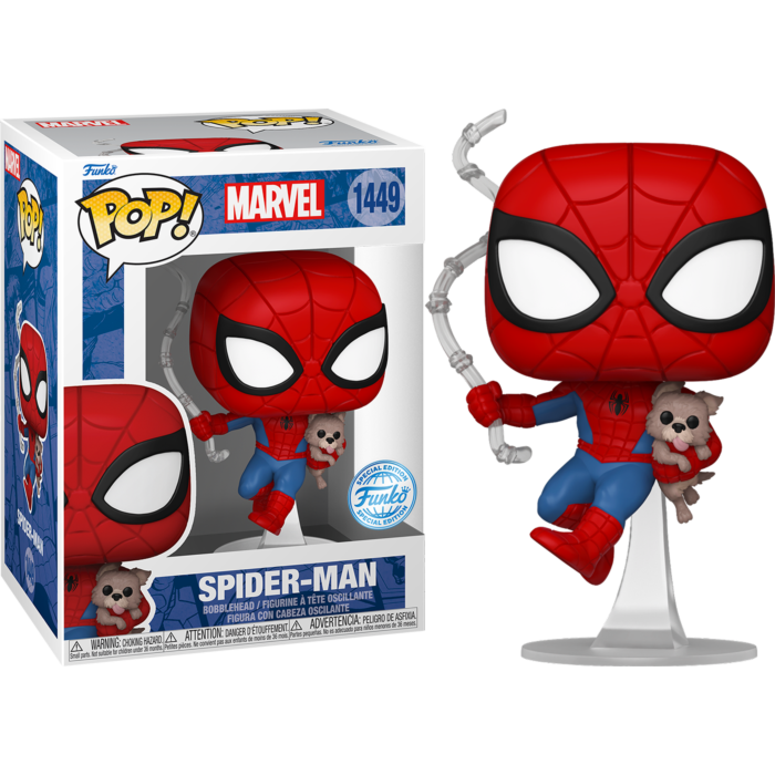 Funko Pop! Marvel - Spider-Man with Sandwich the Dog #1449