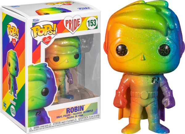 Funko Pop! Batman Robin Rainbow Pride (Pops with Purpose) #153