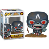 Funko Pop! Marvel Zombies - Zombie Captain America #1554