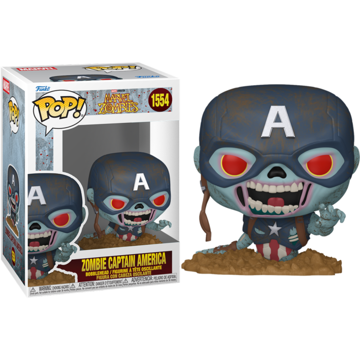 Funko Pop! Marvel Zombies - Zombie Captain America #1554