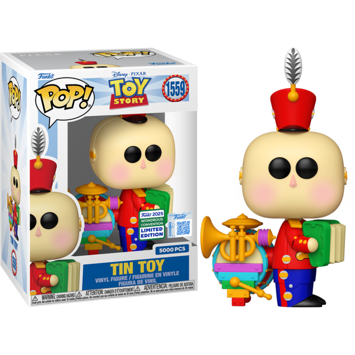 Funko Pop! Toy Story - Tin Toy #1559  (2025 Wondrous Convention Exclusive)
