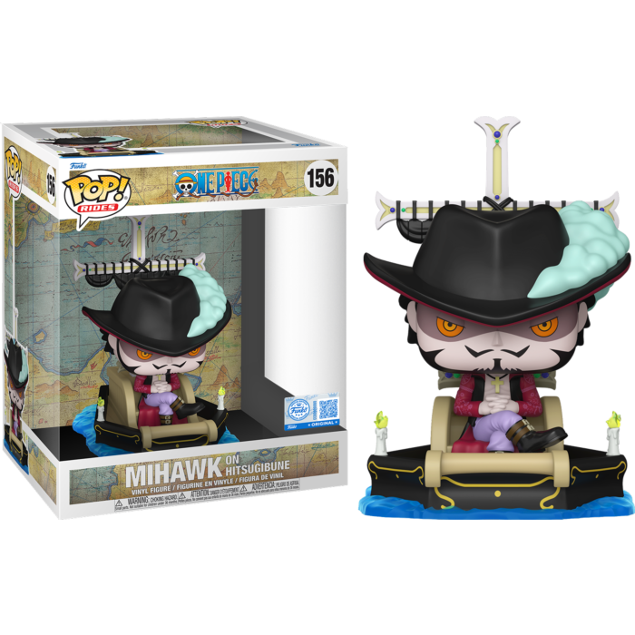 Funko Pop! Rides - One Piece - Mihawk on Hitsugibune #156 - Real Pop Mania