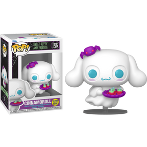 Funko Pop! Hello Kitty & Friends - Cinnamoroll, Hello Kitty & Keroppi (Spooky) Glow in the Dark Bundle (Set of 3)