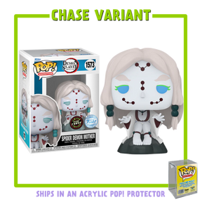 Funko Pop! Demon Slayer - Spider Demon Mother - in Acrylic with Pop! Protector #1573 - Chase Variant