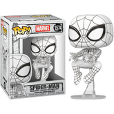 Funko Pop! Marvel: Sketched - Spider-Man #1574