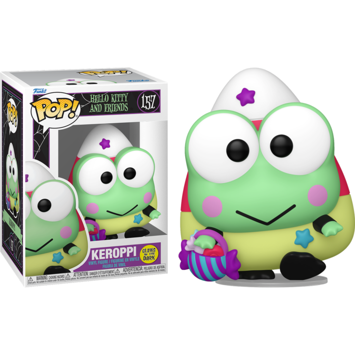 Funko Pop! Hello Kitty & Friends - Cinnamoroll, Hello Kitty & Keroppi (Spooky) Glow in the Dark Bundle (Set of 3)