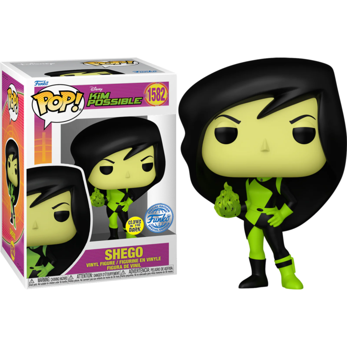 Funko Pop! Kim Possible - Shego Glow in the Dark #1582