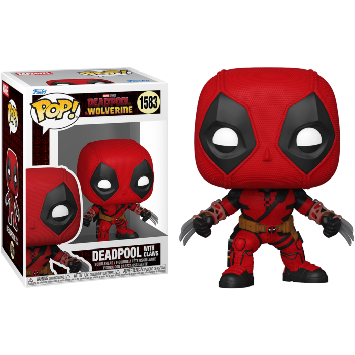 Funko Pop! Deadpool & Wolverine (2024) - Deadpool with Claws #1583 - Real Pop Mania