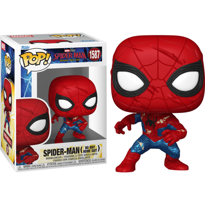 Funko Pop! Spider-Man: Brand New Day (2026) - Spider-Man (No Way Home Suit) #1587
