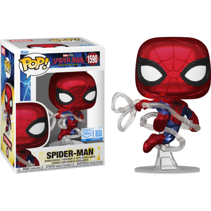 Funko Pop! Spider-Man: Brand New Day (2026) - Spider-Man Metallic #1590