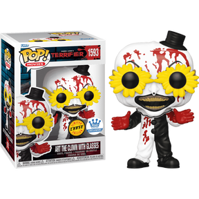 Funko Pop! Terrifier - Art The Clown with Glasses in Acrylic Pop! Protector #1593 - Chase Chance (Exclusive)