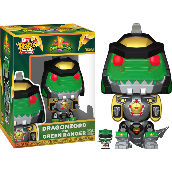 Funko Pop! Bitty - Mighty Morphin Power Rangers - Dragonzord with Green Ranger