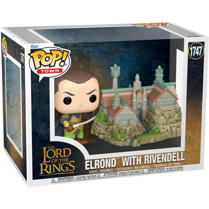 Funko Pop! Town - The Lord of the Rings - Elrond with Rivendell #1747