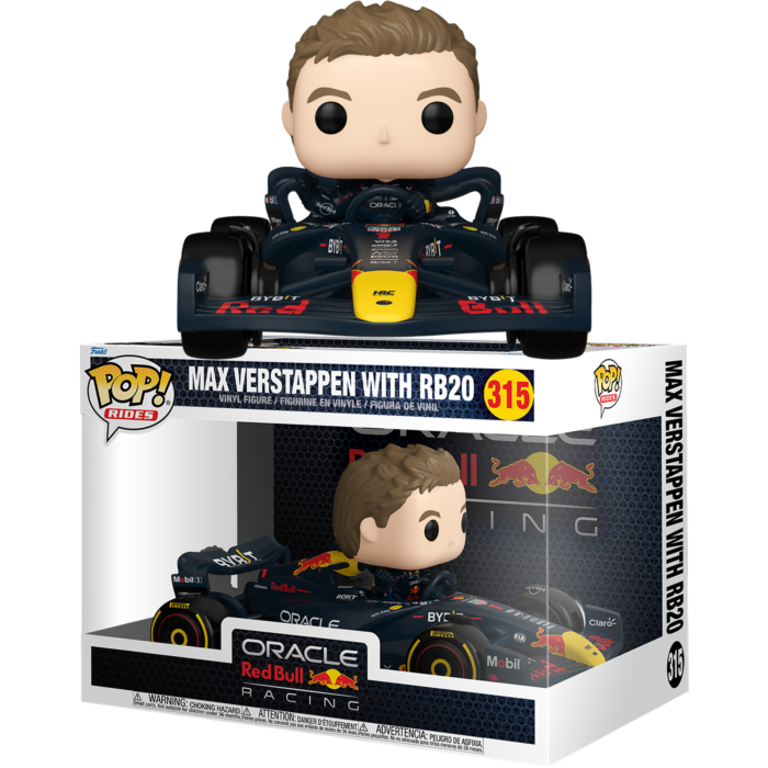 Funko Pop! Rides Formula 1 - Max Verstappen with RB20 (Oracle Red Bull Racing) #315