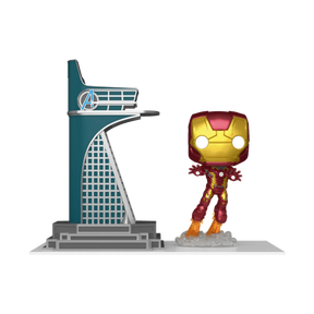 Funko Pop! Town - Avengers: Infinity Saga - Avengers Tower & Iron Man Glow in the Dark #35