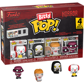 Funko Bitty Pop! Warner Bros. Horror - Penywise, The Nun, Annabelle & The Crooked Man - 4-Pack