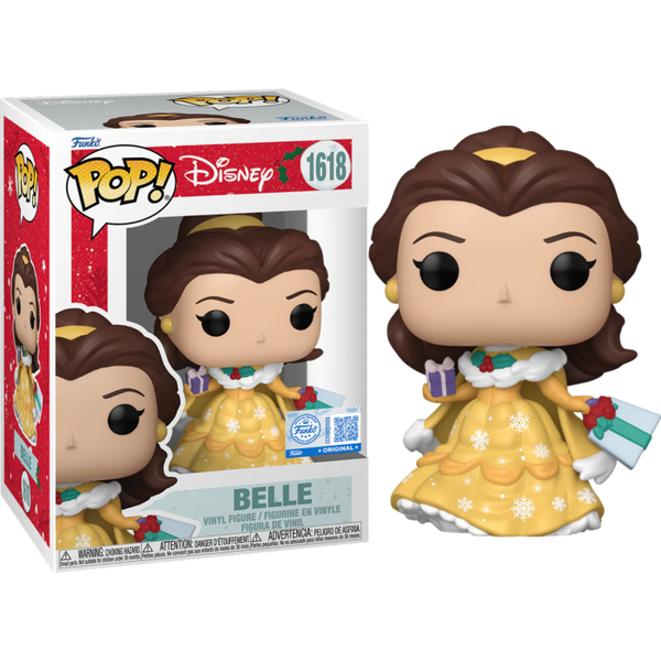 Funko Pop! Disney: Princess - Belle Holiday #1618 (+ Box of 3 Mystery