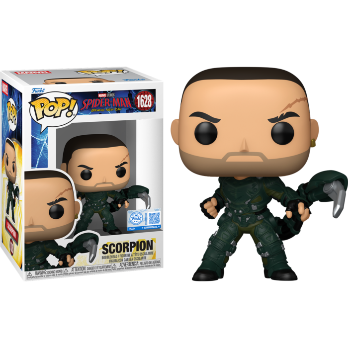 Funko Pop! Spider-Man: Brand New Day (2026) - Scorpion #1628 (+ Box of 3 Mystery Exclusive)