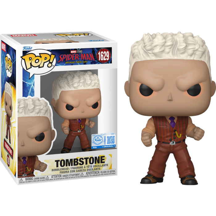 Funko Pop! Spider-Man: Brand New Day (2026) - Tombstone #1629 (+ Box of 3 Mystery Exclusive)