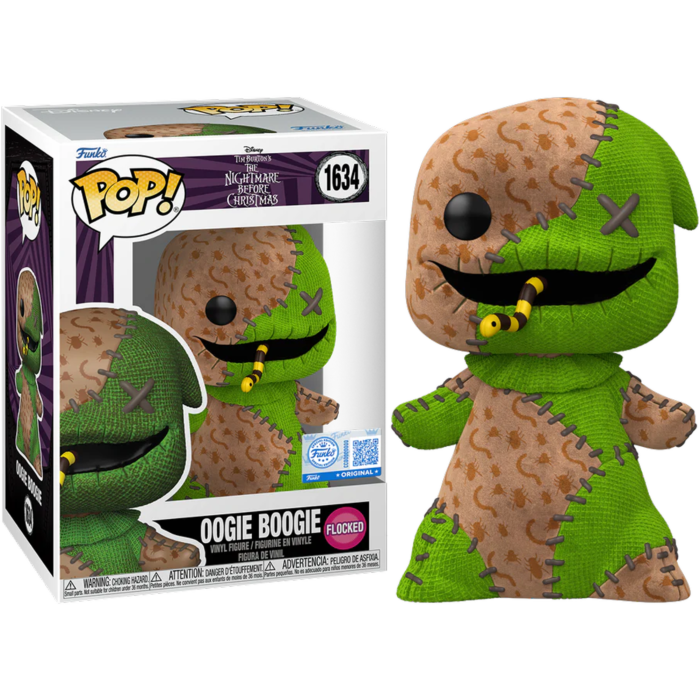 Funko Pop! The Nightmare Before Christmas - Oogie Boogie (Patchwork) Flocked #1634