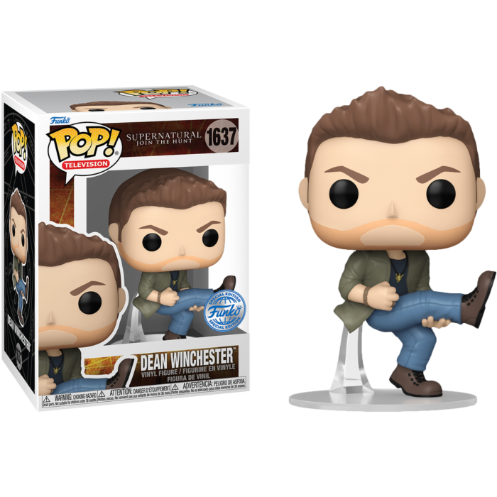 Funko Pop! Supernatural - Dean Winchester (Eye of the Tiger) #1637 (+ Box of 3 Mystery Exclusive)