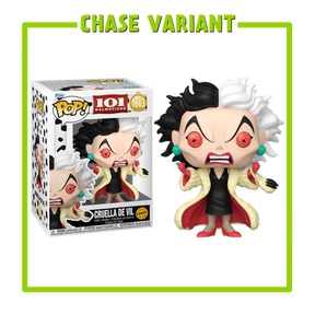 Funko Pop! 101 Dalmatians (1961) - Cruella De Vil #1663 - Chase Chance