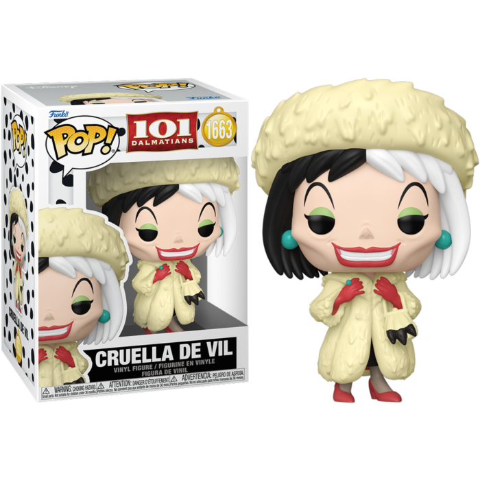 Funko Pop! 101 Dalmatians (1961) - Cruella De Vil #1663 - Chase Chance