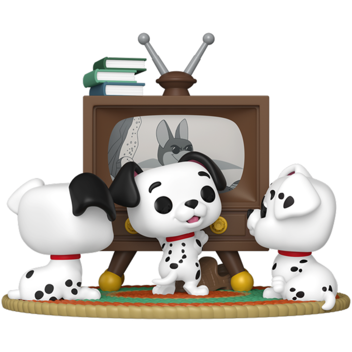 Funko Pop! Moment - 101 Dalmatians (1961) - Rolly, Patch & Lucky with TV #1664