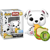 Funko Pop! 101 Dalmatians (1961) - Rolly with Cheese Sandwich in Acrylic Pop! Protector #1685 (Exclusive)