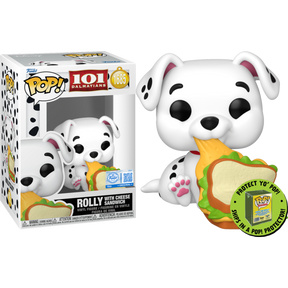 Funko Pop! 101 Dalmatians (1961) - Rolly with Cheese Sandwich in Acrylic Pop! Protector #1685 (Exclusive)